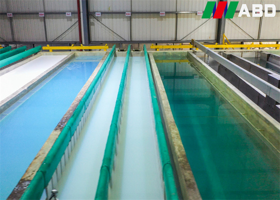 10-15 Micron Film Engineer Anodizing Production Line Horizontal