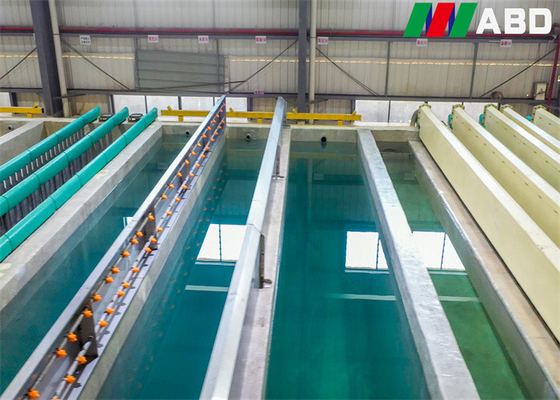 10-15 Micron Film Engineer Anodizing Production Line Horizontal