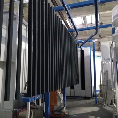 Honduras 480V 60Hz PP Spray Booth Vertical Powder Coating Line Of Aluminium Alloy Profile From Guangdong Of China