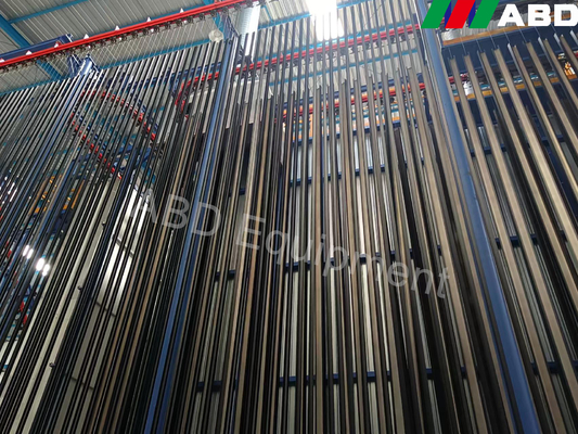 ISO9001 Vertical Powder Coating Line Manual Overhead Conveyor System