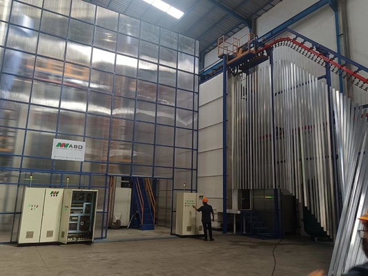 Aluminium Metal Powder Coating Line Plant For Steel Door