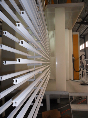 Customized PLC Powder Coating Booth And Oven Powder Painting Line