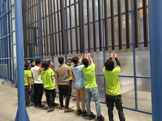 Fast Color Change Powder Feed Center Electrostatic Powder Coating Machine And Line