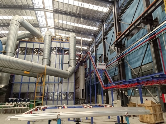 Electrostatic Powder Coating Production Equipment With Powder Coating Booth And Curing Oven