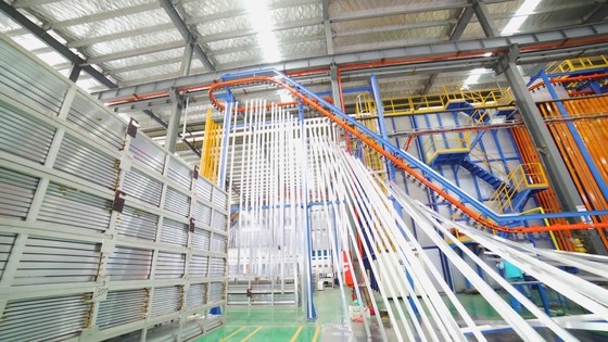 Metal Powder Coating Line System With Stainless Steel Powder Coating Booth