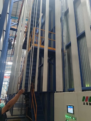 Automatic Vertical Powder Coating Production Line For Aluminium Profile