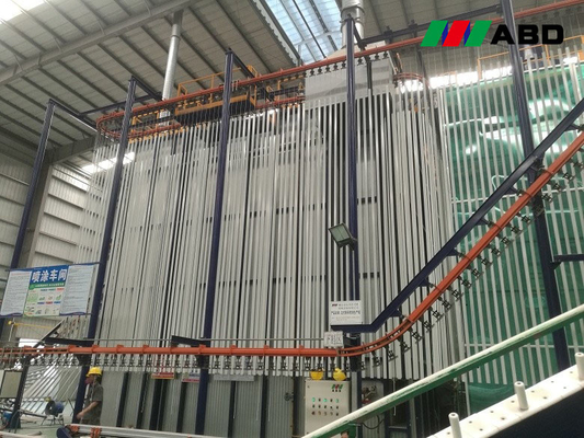 PLC Colour Coating Line With Reciprocator Powder Coating Plant