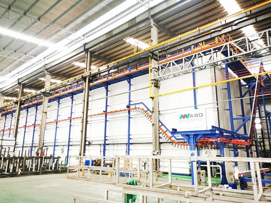PLC Colour Coating Line With Reciprocator Powder Coating Plant