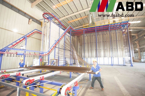 Electrostatic Vertical Powder Coating Line With Electrical Control System