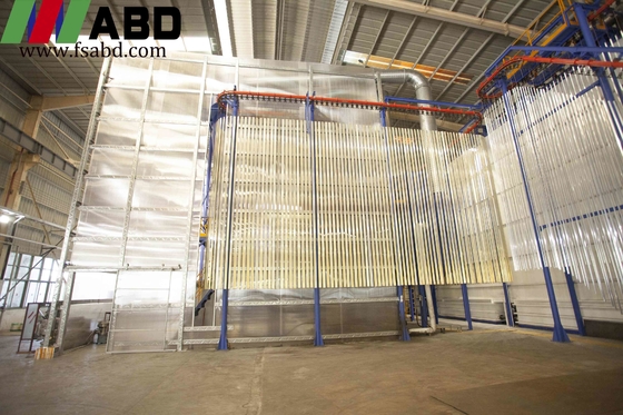 Cold Steel Board Powder Coating Spray Booth Cabin 220V 380V