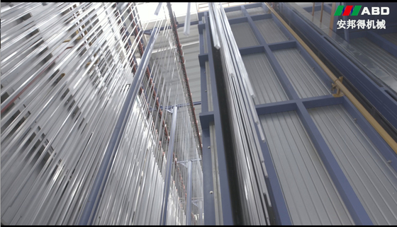440V 400m2／T Vertical Powder Coating Line For Manufacturing Facilities