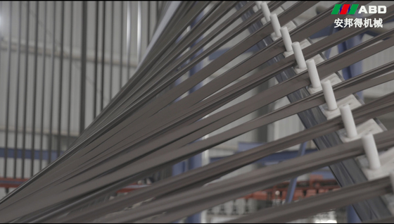 Automatic Vertical Powder Coating Production Line For Aluminium Profile