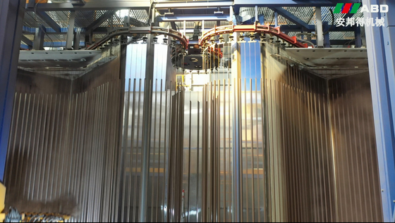 440V 400m2／T Vertical Powder Coating Line For Manufacturing Facilities