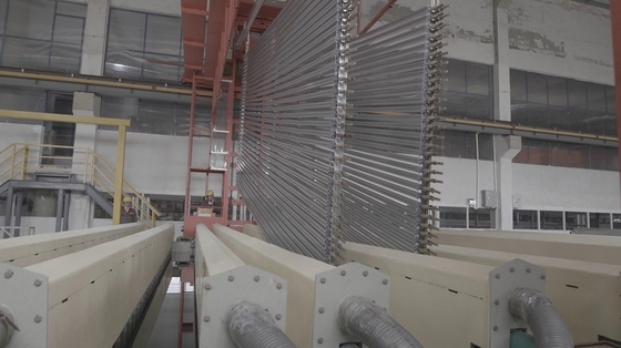 440V Frequency 50Hz Vertical Powder Coating Line For Aluminium Profiles