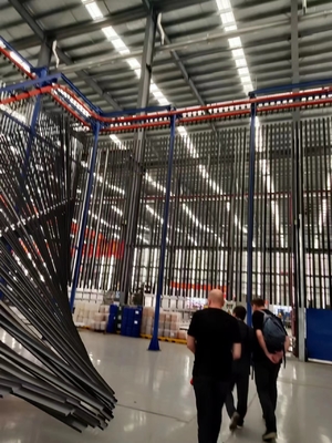 PLC LPG Heating 380V 50Hz Vertical Powder Coating Line With Surface Treatment Equipment