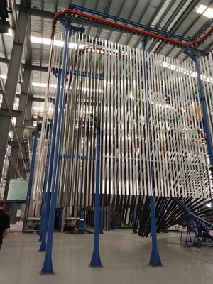 Automatic Vertical Powder Coating Line Equipment For Aluminium Alloy Profiles