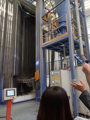 PP Spray Booth Vertical Powder Coating Line For Aluminium Alloy Profiles
