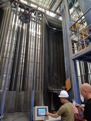 Full Automatic Vertical Powder Coating Line For Aluminium 3kw