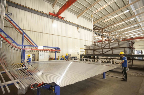 380V Vertical Powder Coating Line 5000 Tons  For Baking Water For Aluminium Profiles