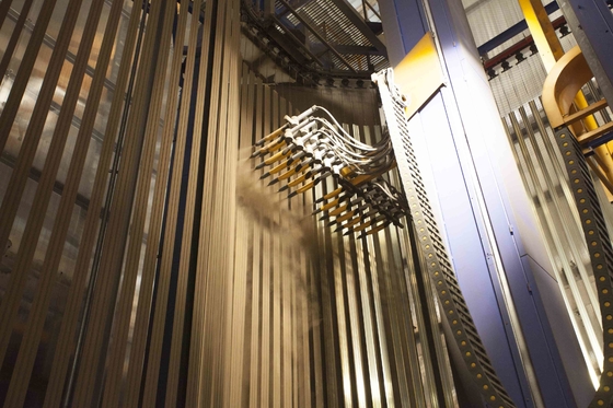 SUS Substrate Powder Colour Coating Line For Construction Projects CE Certification