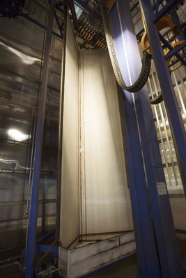 PLC LPG Heating 480V 60Hz Vertical Powder Coating Line With Surface Treatment Equipment