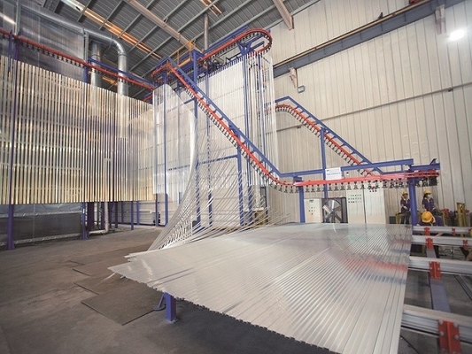 CE Certification Automatic Vertical Powder Coating Line Customized Voltage