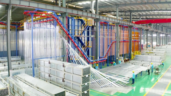 380V 60Hz PP Spray Booth Colour Coating Line V Shaped 1200mm/min