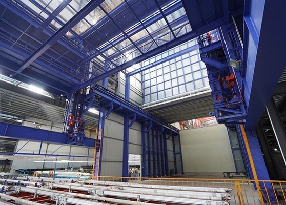 Certification Electrophoresis Coloring Anodizing Production Line of Aluminium Profile