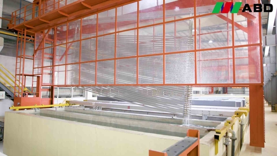 Automatic CE Certifcation Factory Price  Vertical Powder Coating Line For Aluminium Profiles