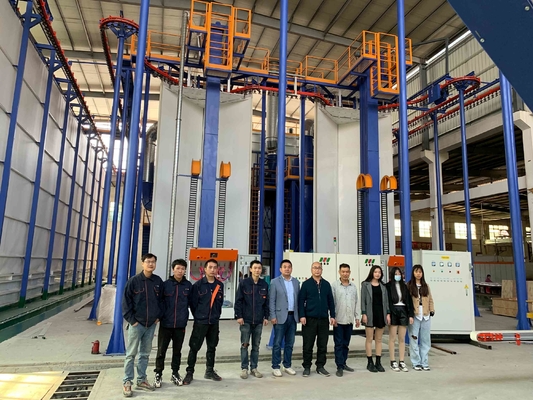 Semi-automatic Or Automatic Vertical Powder Coating Production Line  Of First-class In The World