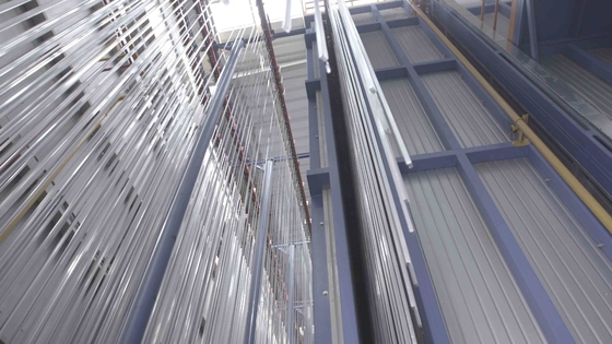 Equipment Vertical Powder Coating Line For Aluminum Profiles Natural Gas Heating System