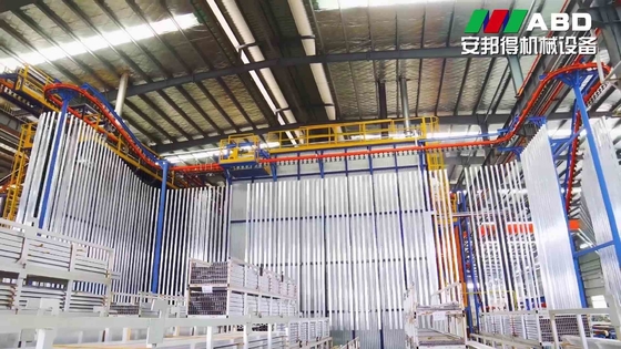 PLC Vertical Powder Coating Line With CE Certification Surface Treatment Equipment