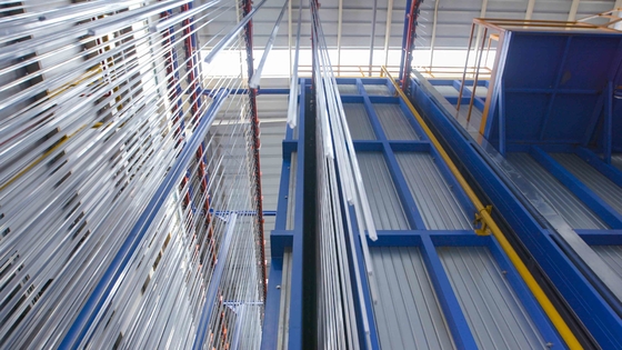 High Efficiency Vertical Powder Coating Line Digital Control