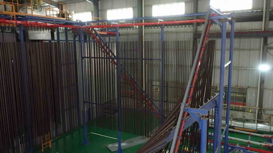 Advanced  CE Certification Automatic Vertical Powder Coating Line Customized Voltage
