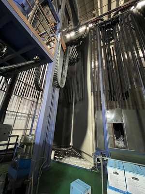 Metal Spraying Booth Aluminum Profile Vertical Automated  Powder Coating Line Electrostatic Spray