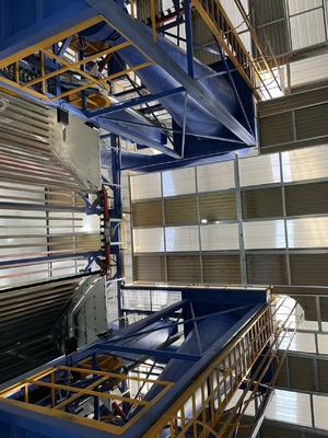Double Powder Booth Aluminium Profiles Surface Treatment Vertical Powder Coating Line