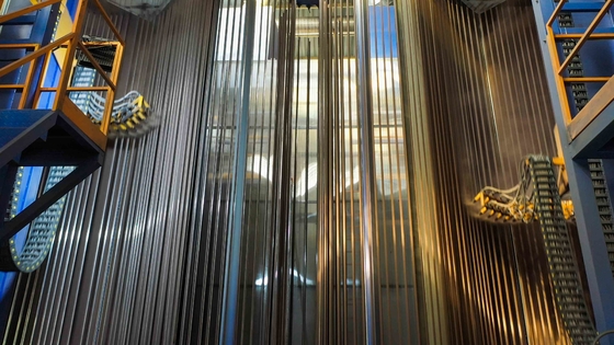 Customizable PLC  Full-automatic  and Vertical Powder Coating Line for Aluminum Surface Treatment