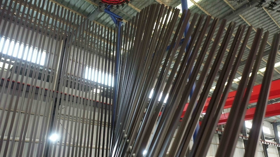 Full-automatic Vertical ALuminum Profile Powder Coating Production Line Export to the overseas in the world