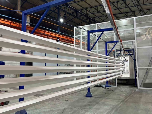 Full-automatic System CE Certification Aluminium Profiles Horizontal Powder Coating Line