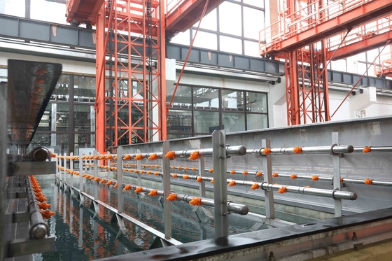 CE Certification Advanced Equipment Configuration Alulminium Profile Vertical Anodizing Production Line