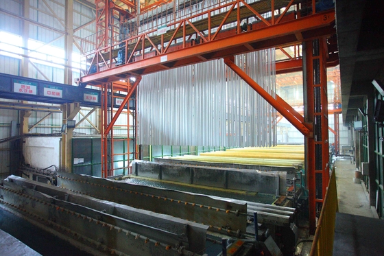 High Monthly Capacity 5000 Tons Or More CE Certification Alulminium Profile Vertical Anodizing Production Line