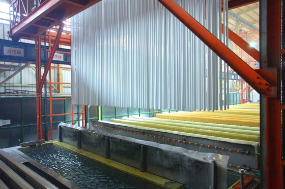 Customized Capacity Space Alulminium Profile Surface Treatment Equipment Vertical Anodizing Production Line