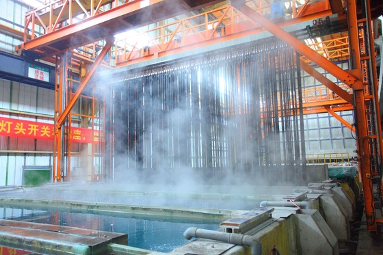 Vertical Anodizing Production Line For Aluminum Surface Treatment With Multiple Treatment Tanks