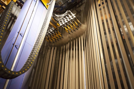 Line And Zero Line Requirements For Vertical Powder Coating Line Of Aluminum Profiles
