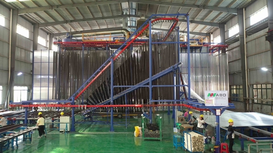 Vertical Powder Coating Line For Aluminum Profiles With Precise Coating Specifications