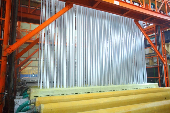 Professional And Advanced Anodizing Production Line For Aluminum Profiles Surface Treatment