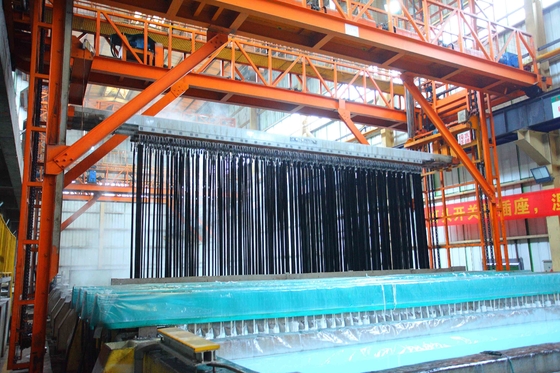 High Efficiency Save Space Full Aluminium Profiles  Anodizing Production Line
