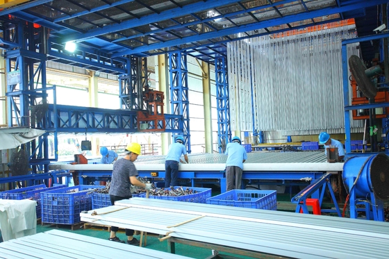 CE Certification Multiple Anodizing Tank Coloring Tank Aluminium Profiles  Anodizing Production Line