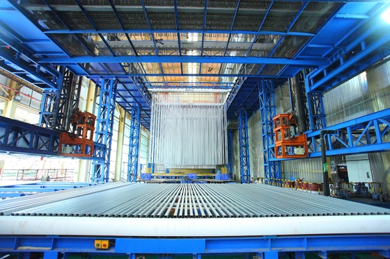 Aluminium Profiles Surface Treatment Equipment  Electrolyris tanks Vertical Anodizing Production Line