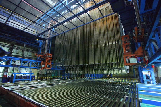 Upper Computer PLC Moudle Electrophoresis Anodizing Production Line For Aluminium Profiles